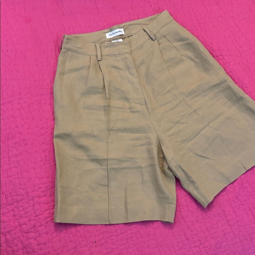 The Frankie Shop Beige Women's  Bermuda Shorts, S View 3